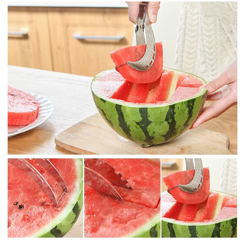Быстрый резак для арбуза слайсер из нержавеющей стали пищевой фруктов