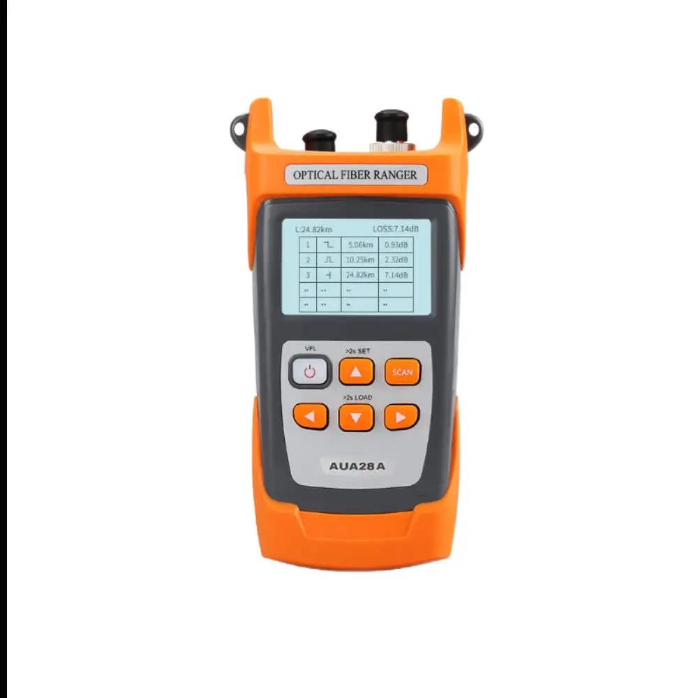 

AUA-28U/28A Мини OTDR волоконно-оптический Простой волоконно-оптический препятствие Finder волокно тестер 5 м-60 км рефлектометр встроенный VFL