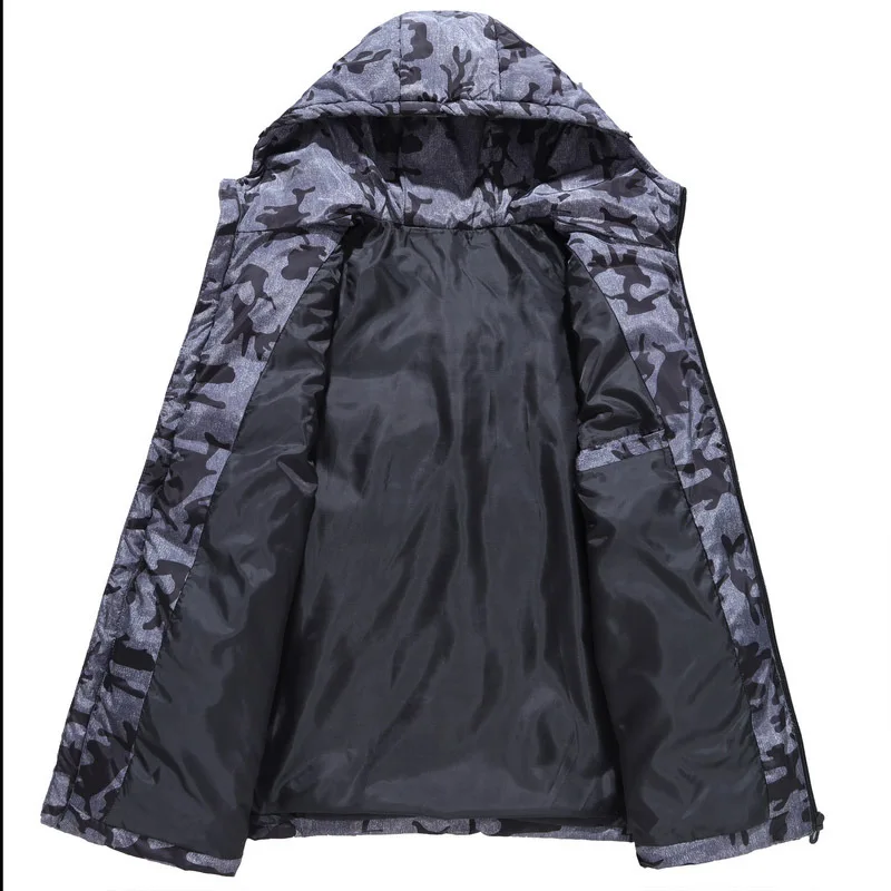 

Size Plus 9XL 8XL 7XL 6XL Winter Jacket Men 2020 Camouflage Army Thick Warm Coat Men's Parka Coat Male Fashion Hooded Parkas Men