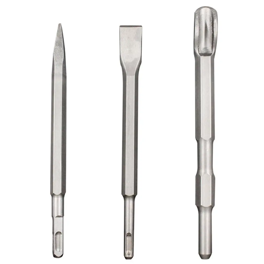 

Round Shank Pointed Flat Chisel U-Shaped Chisel Concrete Electric Hammer Drill Bit Electric Shock Widened Flat Chisel