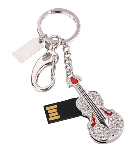 Уникальный подарок ювелирных изделий гитары Usb флеш-накопитель 1Гб ТБ 2