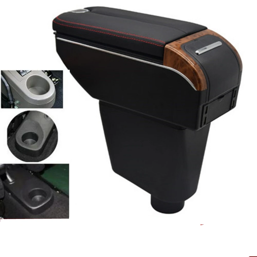 for renault captur clio iii iv armrest box double doors open usb interface centre console storage box arm rest car accessories free global shipping