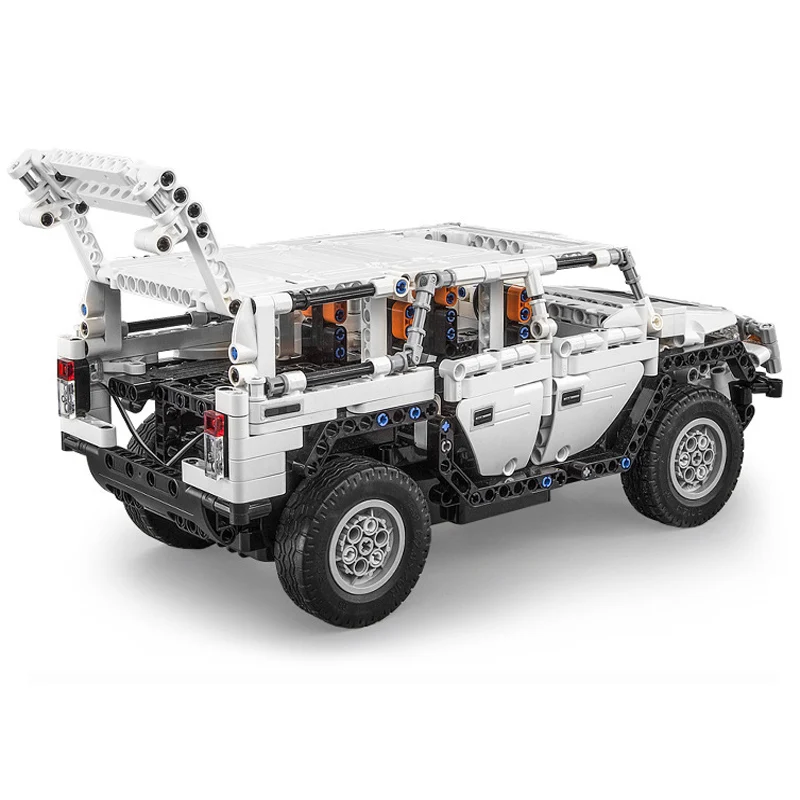 

Technical Series Warrior H2 Remote Control Car Building Blocks 575Pcs City Racing AWD SUV Off-Road Vehicle Bricks Toys Boys Gift