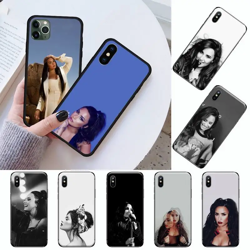 

Demi Lovato American singer actor Phone Case For iphone 12 11 13 7 8 6 s plus x xs xr pro max mini