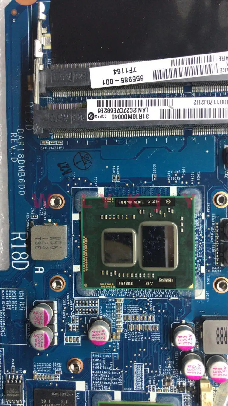 KTUXB 655985 001 аккумулятор большой емкости для HP G6 1000 654117 para G4 материнская плата DAR18DMB6D0