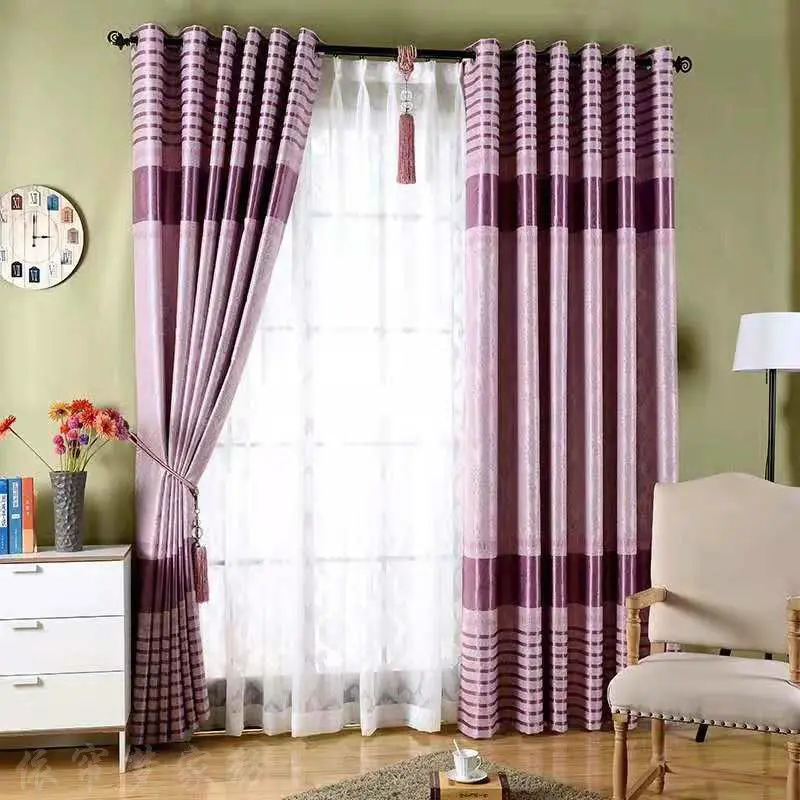 Современные двухсторонние жаккардовые затемняющие шторы плотные роскошные для