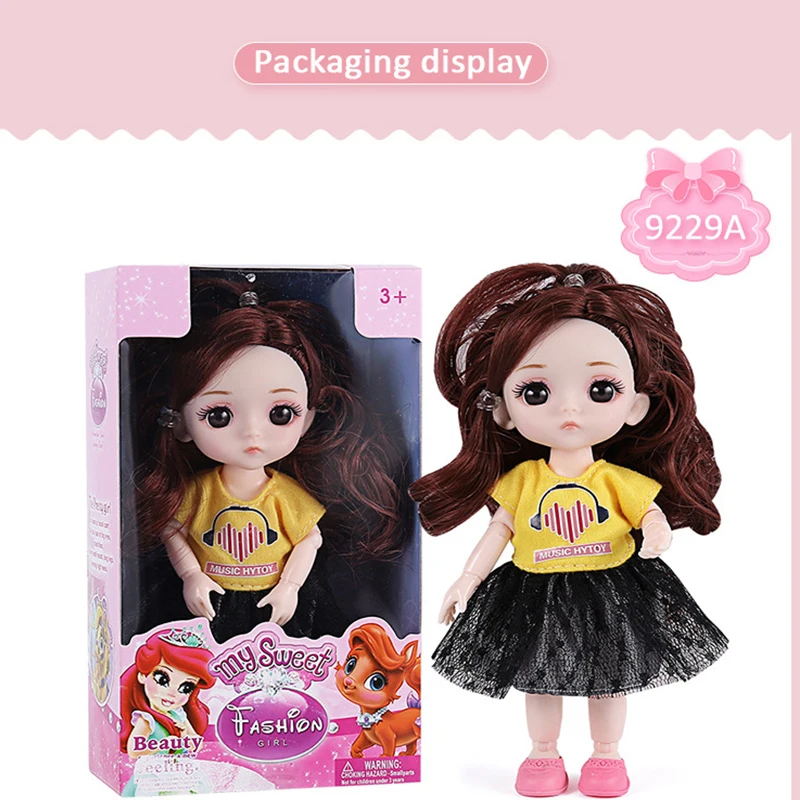 Модная мини кукла для девочек 16 см BJD 13 подвижных шарнирных кукол Bjd длинные