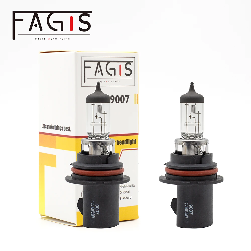 Fagis 2 шт. 9007 HB5 Hi/ Lo луч Автомобильные фары автомобильные галогеновые лампы