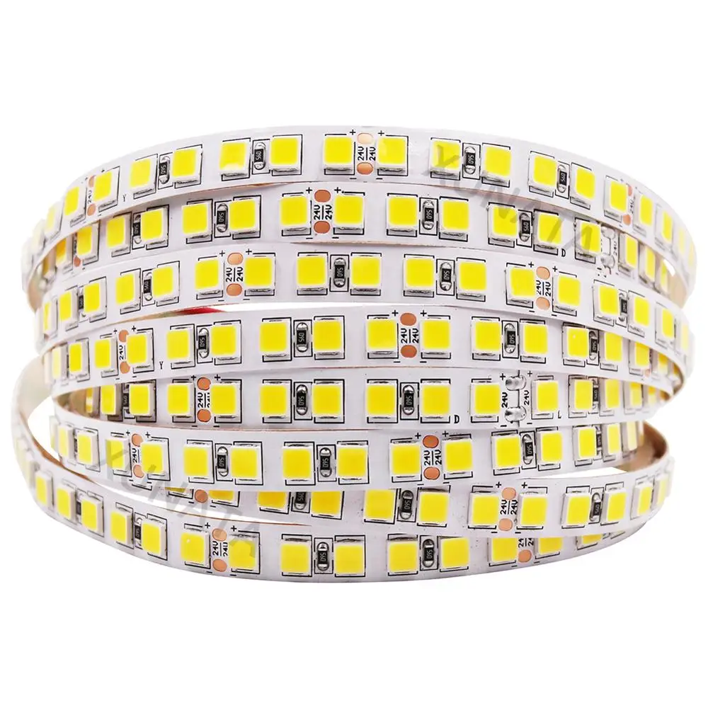 

5M 12V 24V LED Strip Light SMD 5054 Led Light Flexible Diode Tape 120Leds/m Waterproof Led Lights for Bedroom indoor lighting