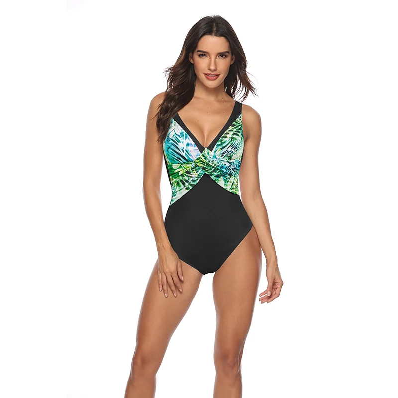 Сексуальный цельный купальник с поясом пляжная одежда для плавания купальный