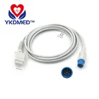 Совместимость с драгер бренд Монитор пациента spo2 Удлинительный кабель датчика; Медицинские принадлежностикруглый разъем 7 pins to DB9F