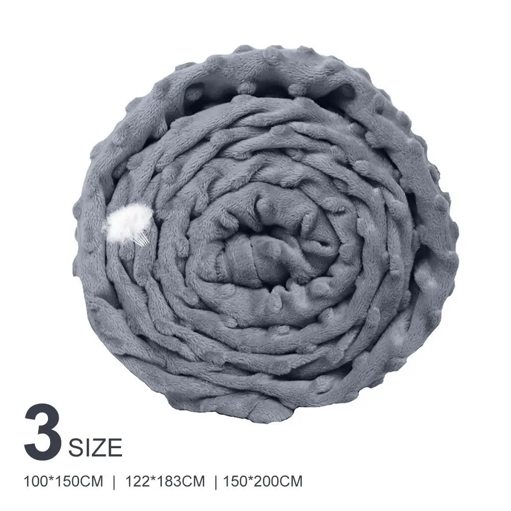 Пузырчатое дизайнерское полиэфирное гравитационное одеяло s крутое дышащее для