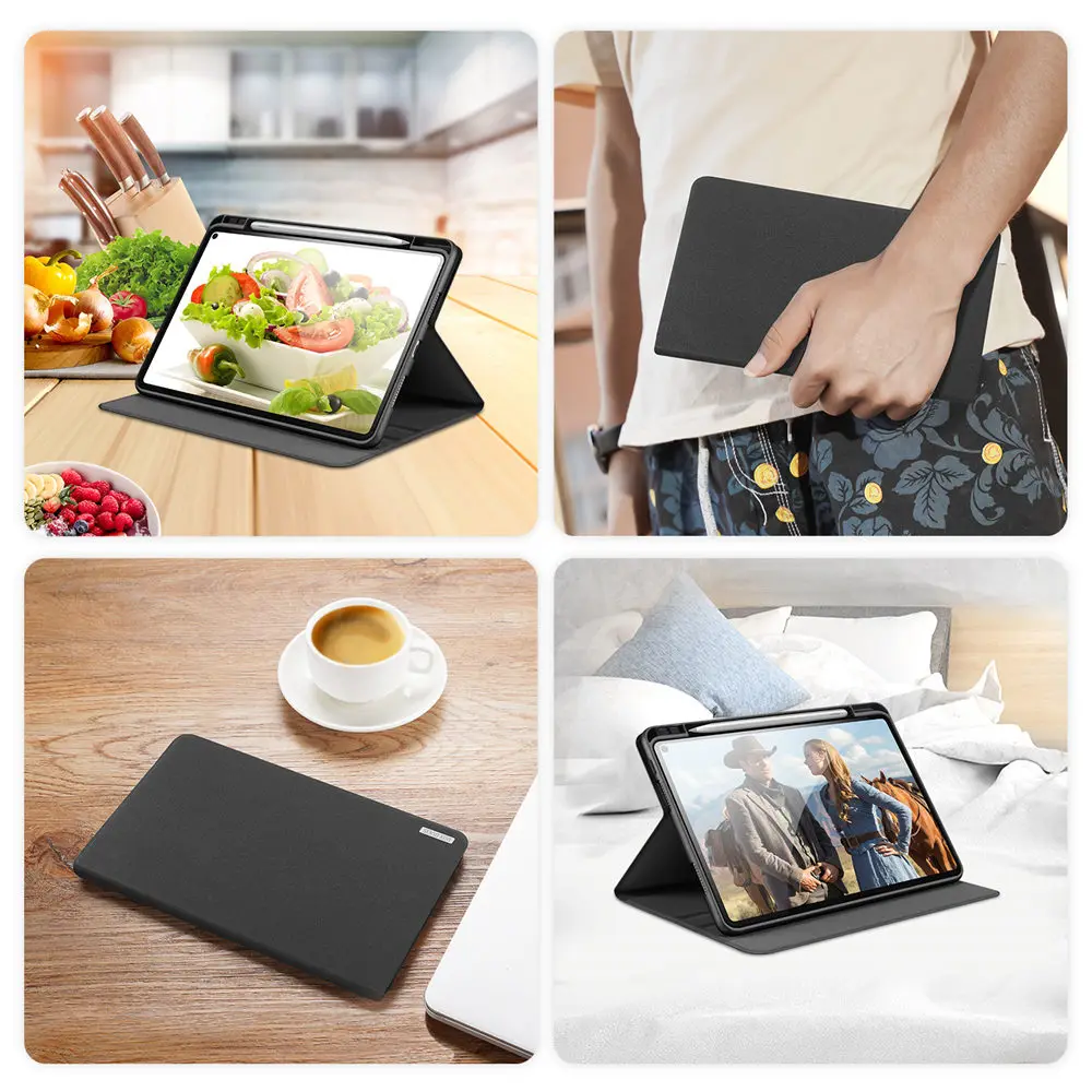 Умный чехол из искусственной кожи для Huawei Mate Pad Pro 10 8 с держателем карандашей