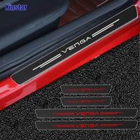 4pcs carbon fiber gt car sticker for kia venga