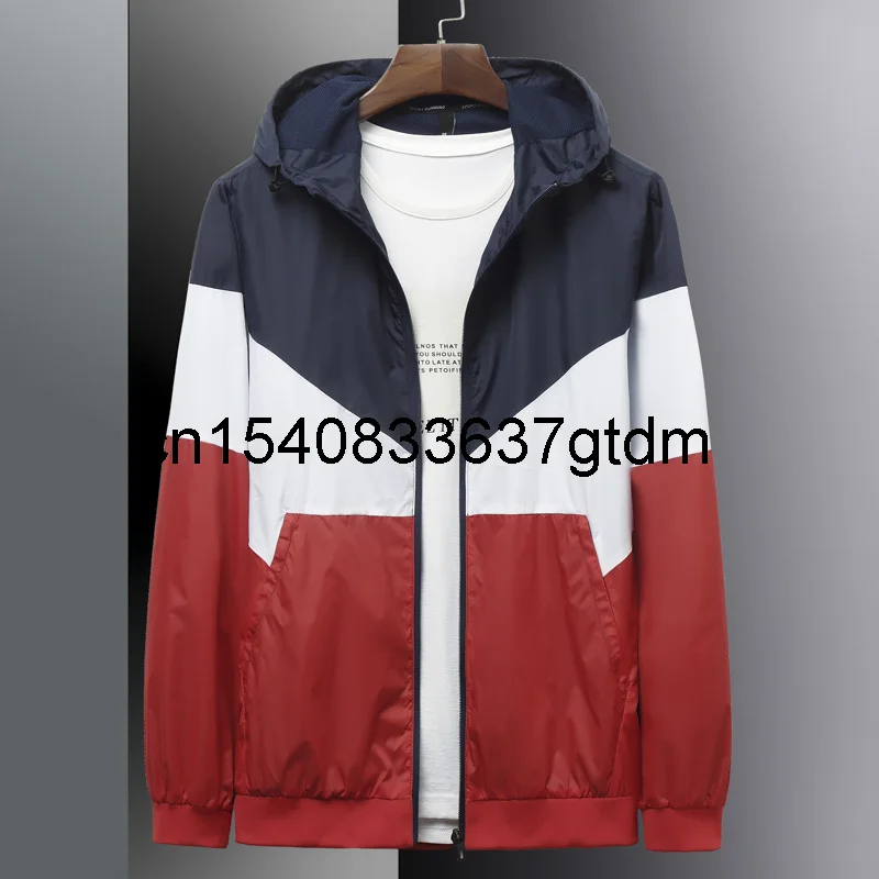 

Новые мужские осенние туфли для молодых жира размера плюс модная повседневная обувь разных цветов с капюшоном пальто тонкая ветровка Мода