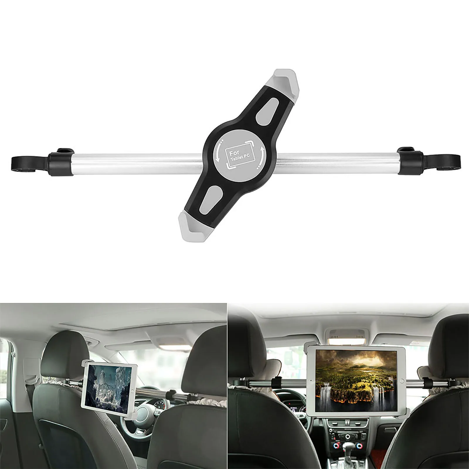 

Car Tablet Computer Bracket Retractable Car Seat Bracket Adjustable And Expandable For 7-10/10.5 Inch Mobile Phone And Tablet