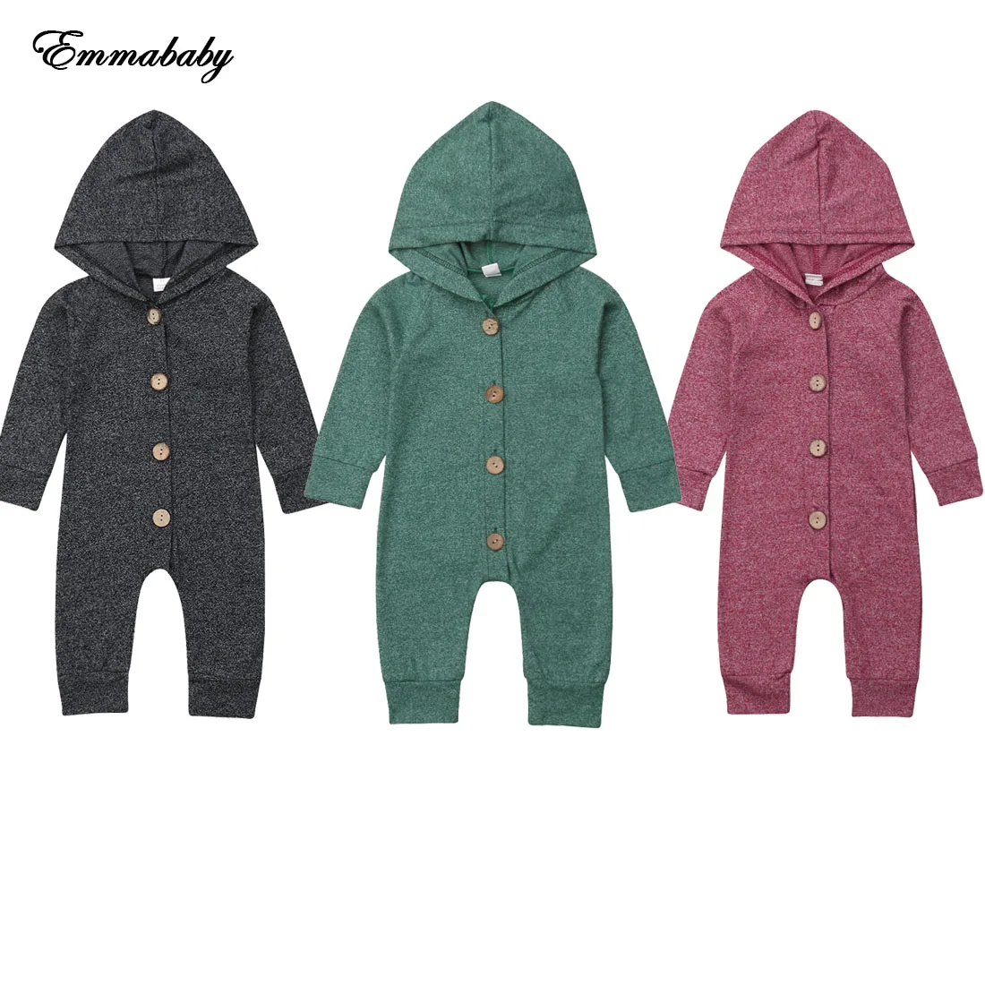 Детский комбинезон с капюшоном для мальчиков и девочек верхняя одежда детей 0 24