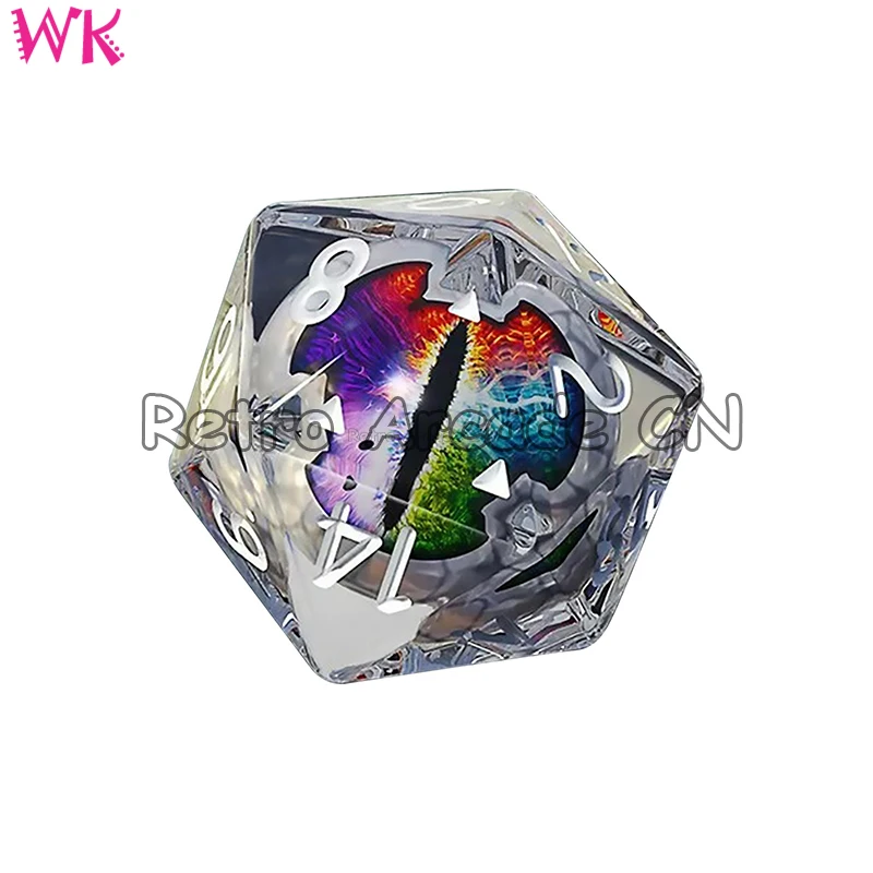 

Crystal Dragon Eye Dice Longan Dice Color Dragon Resin Crafts Crystal Home Decor Ornaments