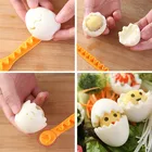 2 предмета нарядное нарезать яйца приготовленные приспособление для нарезки яиц бытовой вареных яиц инструменты для творчества, Bento срезанный цветок формирователь Кухня аксессуары