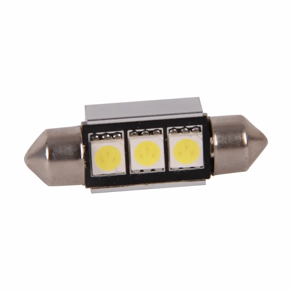 Радиатор POSSBAY 2 шт. 5050 дюйма 3SMD 36 мм Canbus светодиодные лампы для автомобиля