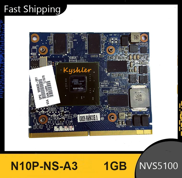 NVS 5100M NVS5100 1 ГБ N10P-NS-A3 MXM III VGA Видео Графика карты для HP Elitebook 8540 Вт 8540P полностью