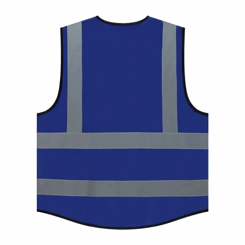 

Factory price! 2 Logo Custom Reflective Safety Vest High visibility Construction work uniforms logo printing