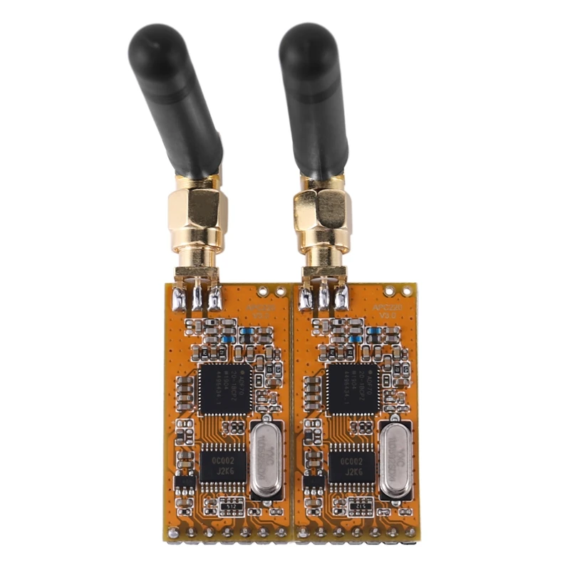 

APC220 Wireless RF Serial Data Modules with Antennas USB Converter Module Adapter Kit for Arduino 3.3V-5V