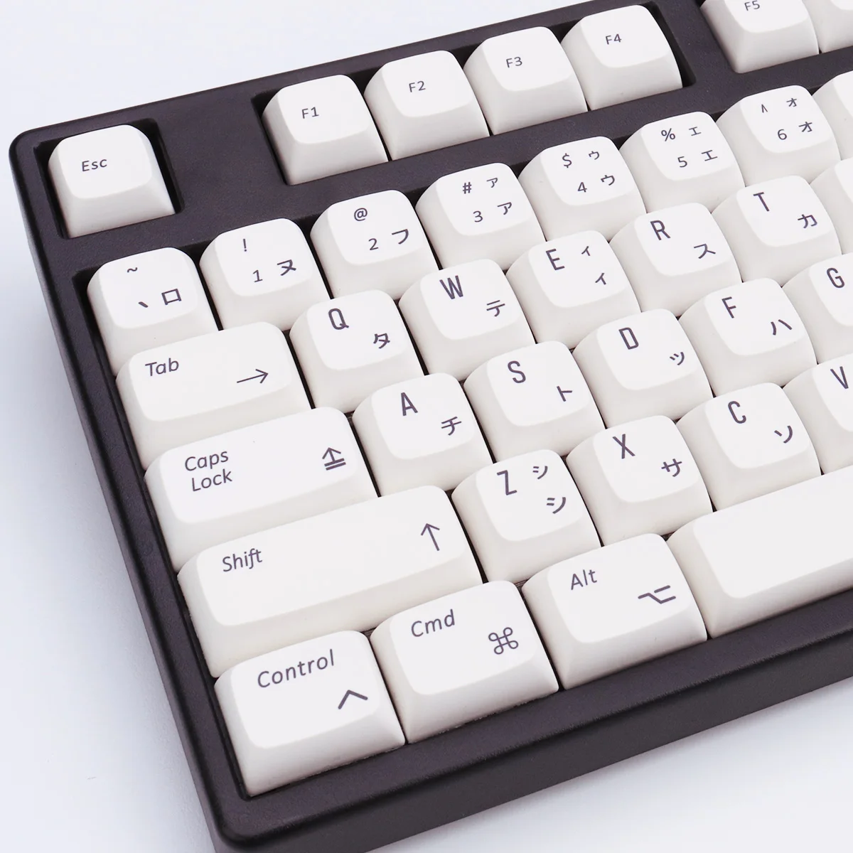 155 клавиш XDA Profile краска-суб японский PBT Keycap минималистская белая ...