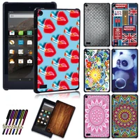tablet case for fire 7 9th gen 2019 tablet lightweight soft shell plastic smart cover case