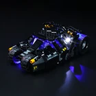 Новинка, светодиодсветильник ка, совместимая с LEGO 76239, Batmobile Tumbler Scarecrow Showdown Light светильник ных блоков, игрушки, только свет, без блоков