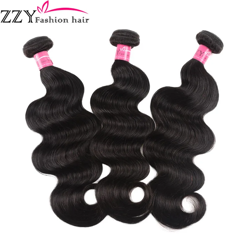 Бразильские волнистые волосы 8-26 дюймов 3 пряди натуральных неповрежденных волос