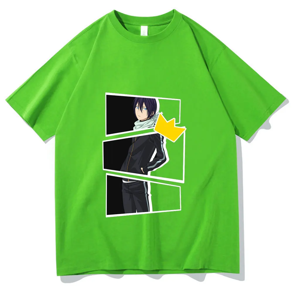 

Japanese Manga Noragami Yato T Shirt Men Funny Cartoon Unisex T-shirt Kawaii Manga Harajuku Tee Women Casual Male Hip Hop Tops