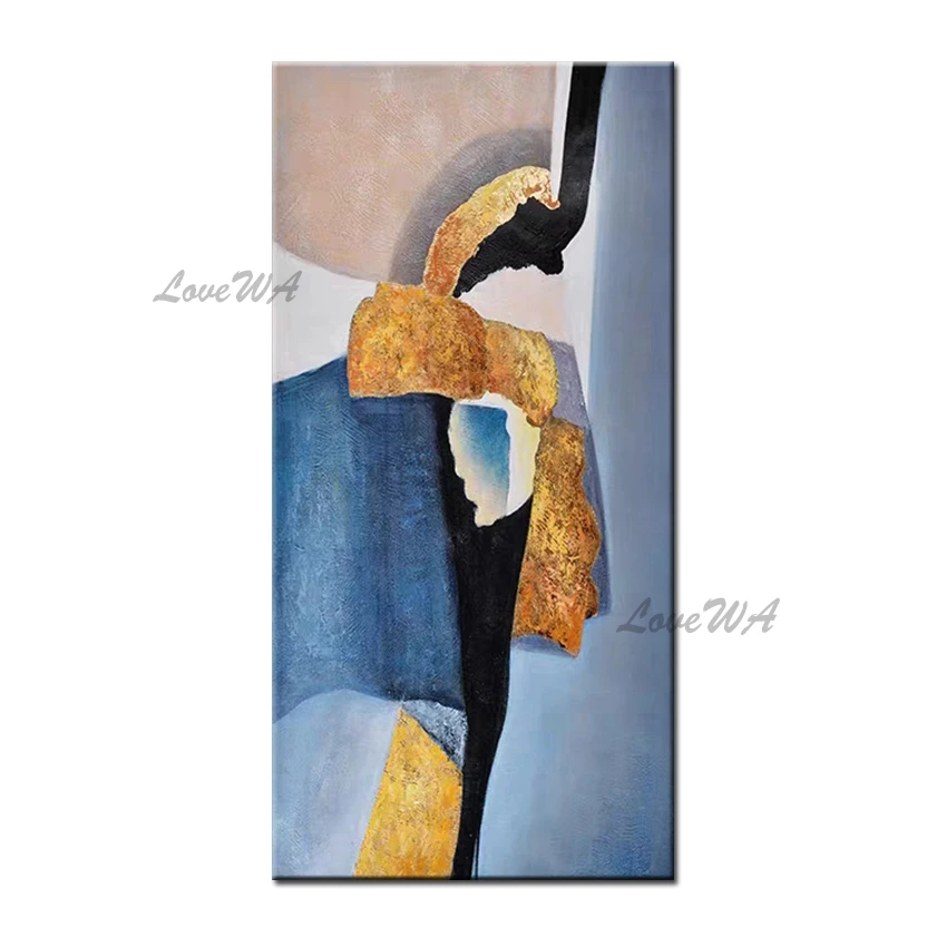 

Home Decoration Piece Pure Hand-painted Abstract Canvas Oil Painting Modern Wall Hanging Art Pictures Artwork Large Size Art