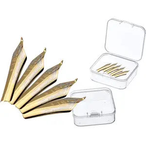 5 шт. M прямой или B зацепленное перо для каллиграфии золото серебро авторучка перо f Jinhao X750159X450650