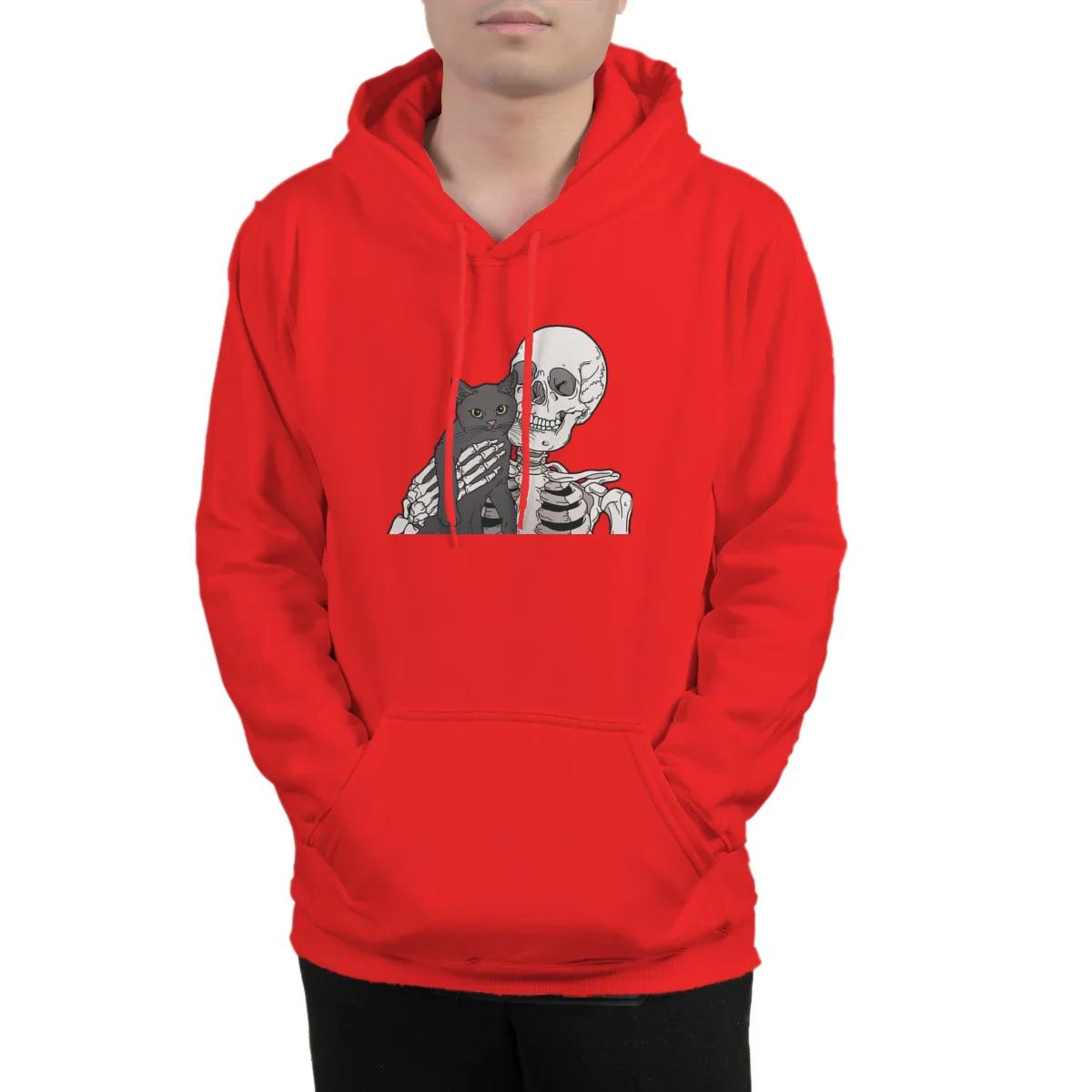 

Men's Hoodie Lil cat friendPrint Kawaii Anime Top quality Pullover Mens Clothes 37212