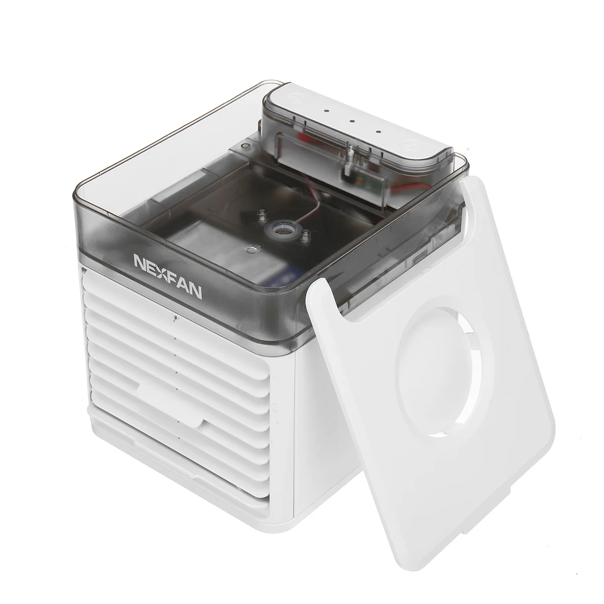 

Mini Portable Air Conditioner 7 LED Colors Air Cooler Humidifier Purifier USB Home Bedroom Office Refrigeration Cooling Fan