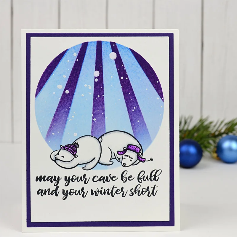 Прозрачные штампы Медведи и благословения милый медведь фразы для творчества