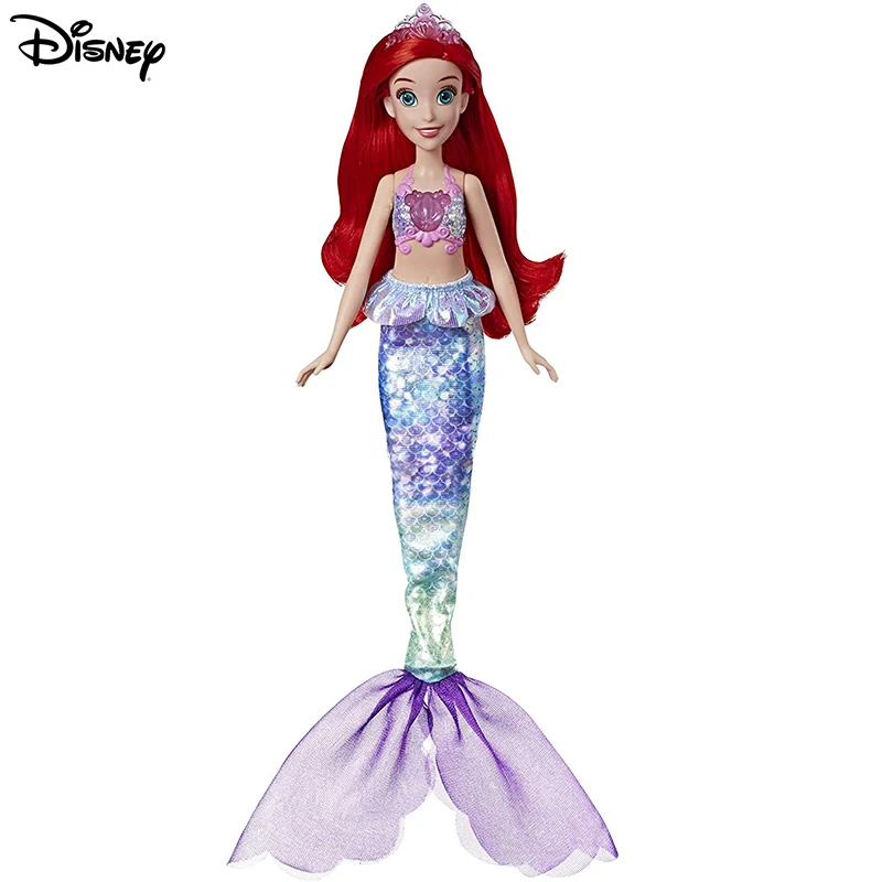 

Disney Princess Ariel Singing Doll Shimmering Doll with Sparkly Tail Original Character Collectible Figure Model Toy E3046