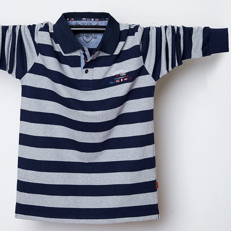 Рубашка-поло мужская с отложным воротником х/б | Мужская одежда