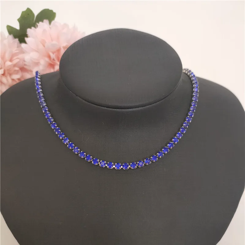 Fashion Rhinestone Necklace Lady Girl Shiny Jewelry Gift 2021 New 10 Styles |