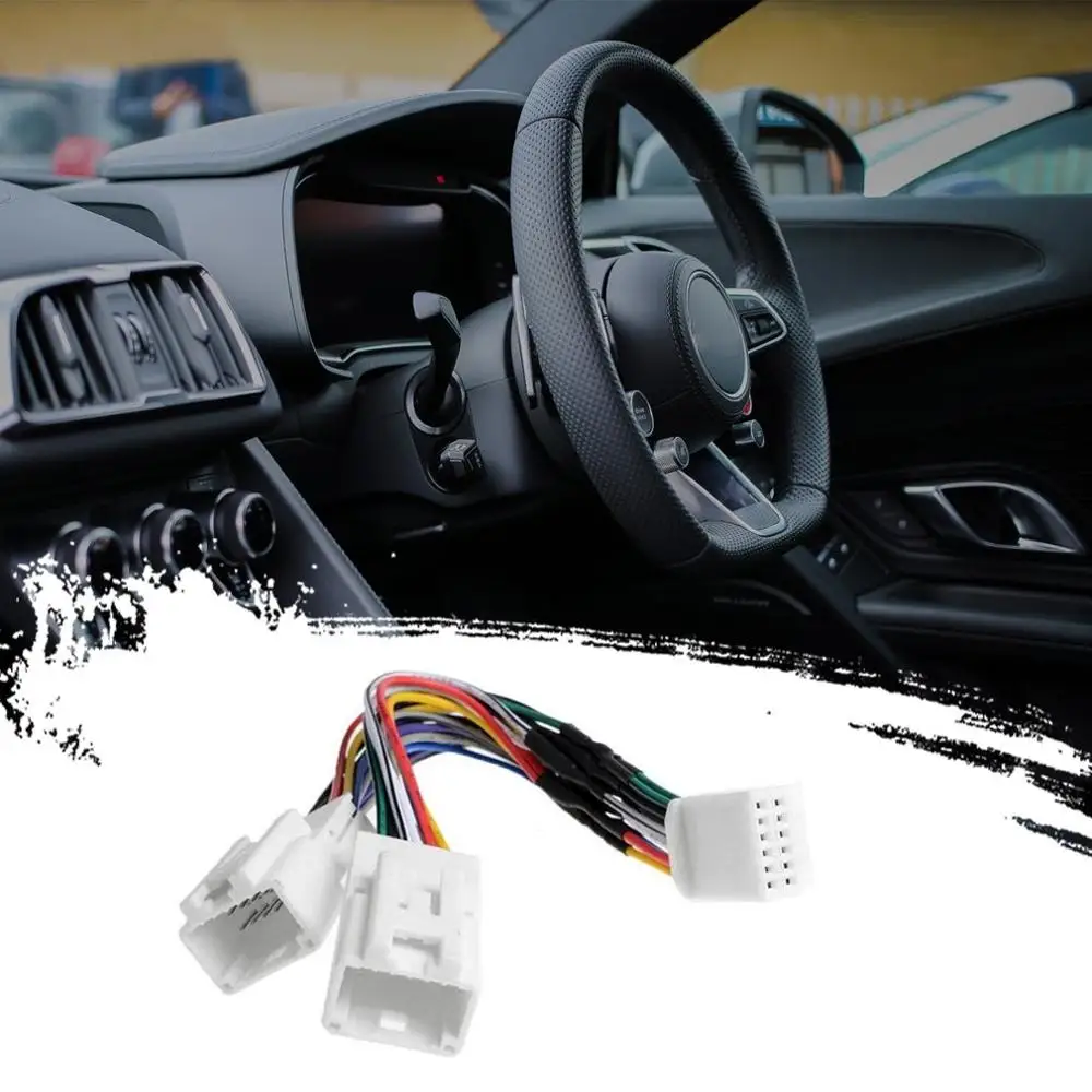 Для Toyota 6+ 6 Соединительный кабель-удлинитель cd одна точка две конверсионные линии