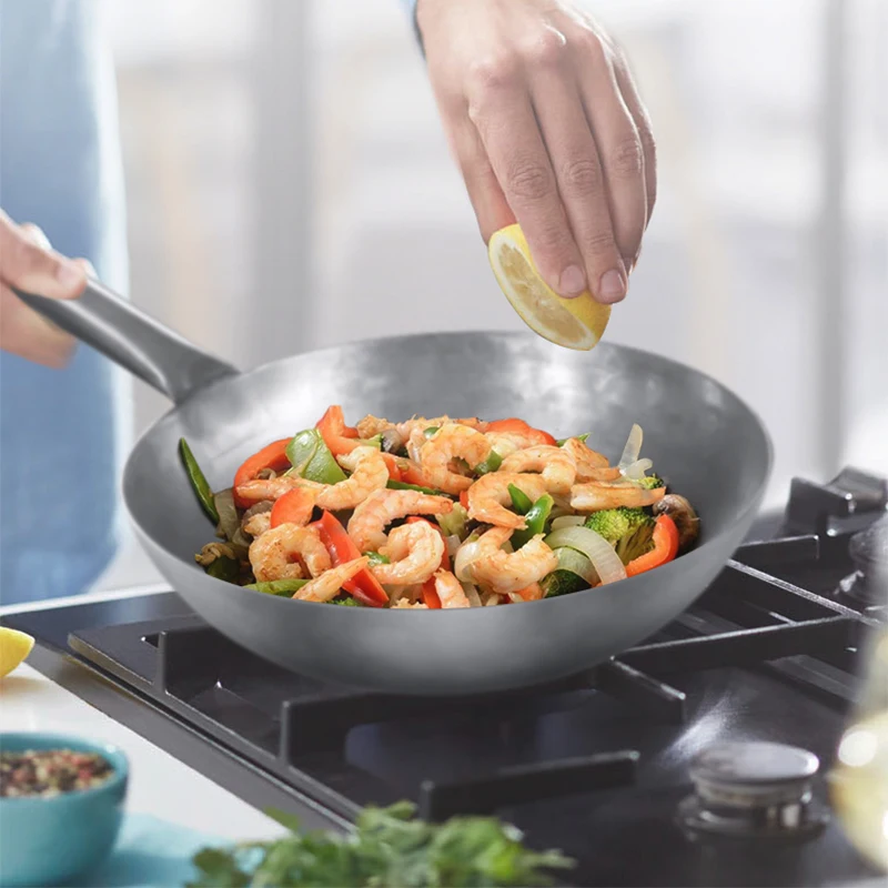 Высокое качество чистого титана Wok 2 мм Толстый Круглый нижний светильник