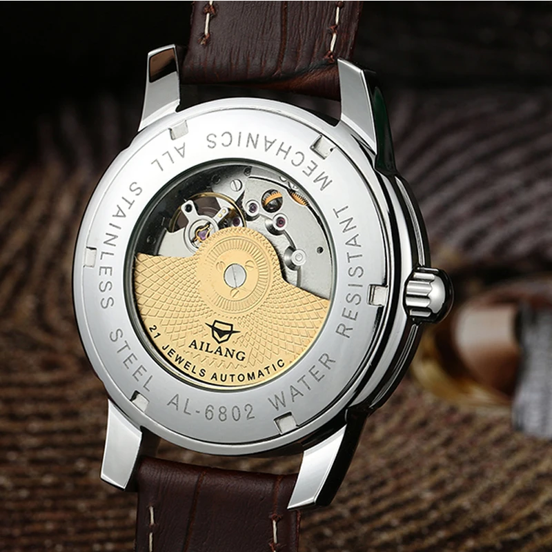 

New Men's Fashion NEW 2020 Automatic Mechanical Watches Tourbillon Leather Luxury Brand Sports Watch Relogio Masculino