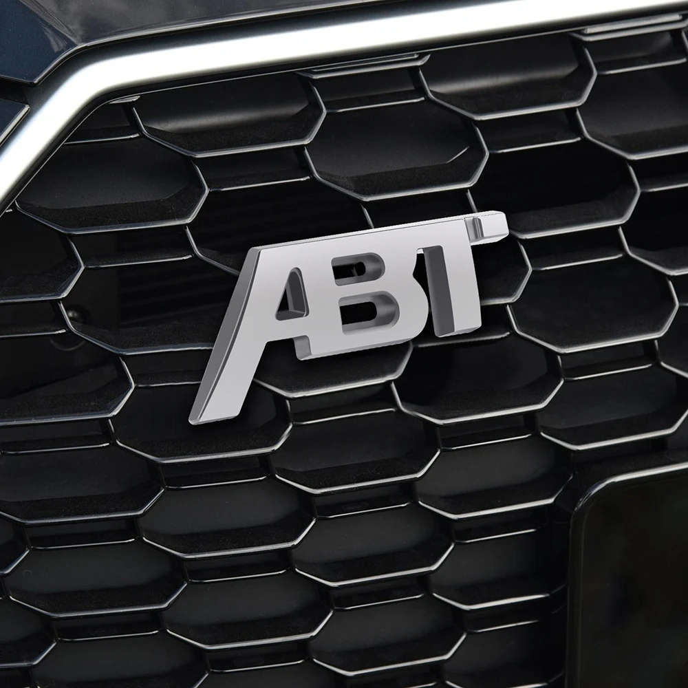 Наклейка ABT с эмблемой для Audi A6 C6 C5 A3 8P A4 B6 B8 A5 A7 A1 Q5 Q7 VW Passat Golf Jetta Tiguan Touareg Touran Polo CC |