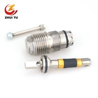 high pressure airless spraying machine accessories solid gun filters hard alloy forging fixed gun needle fixed valve seat