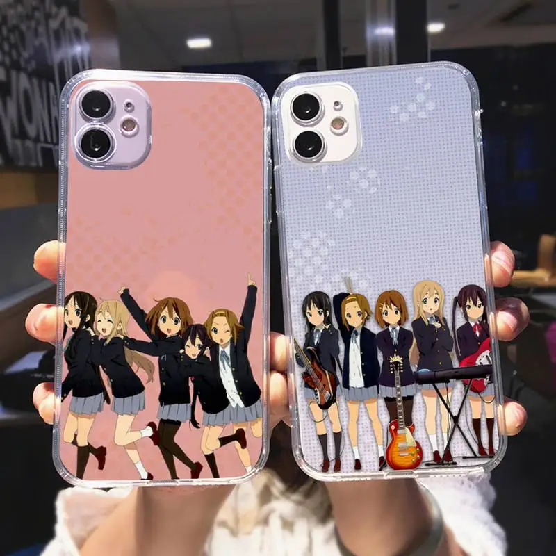 

K-ON! Phone Case For iPhone 12 Mini 11 Pro XS Max X XR 7 8 Plus