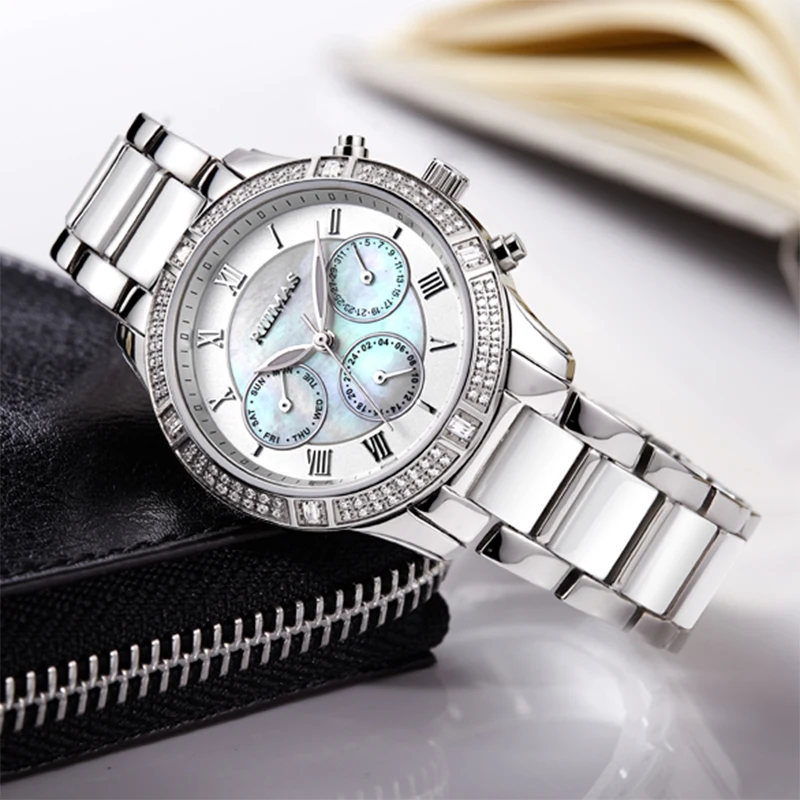 Женские роскошные часы RUIMAS женские модные кварцевые ведущей марки элегантные