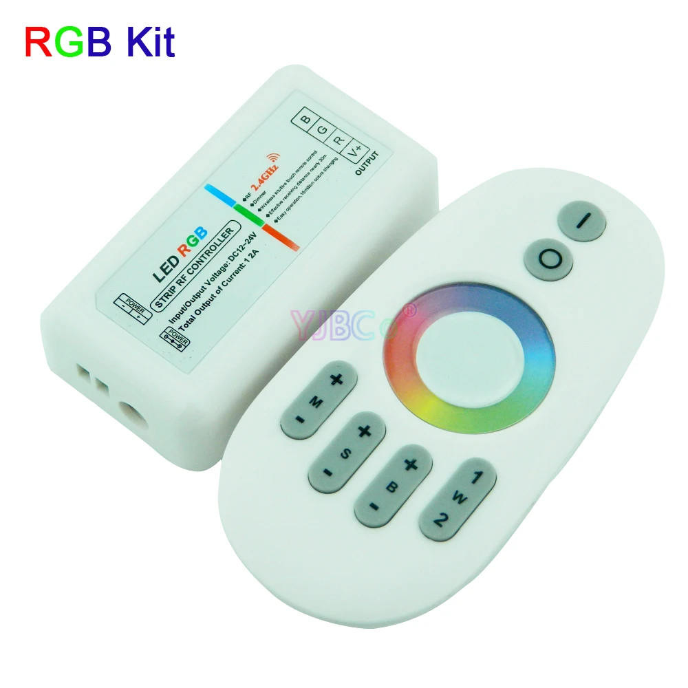 2 4G 4 зоны сенсорный светодиодный диммер пластиковый корпус затемнение Цветовая