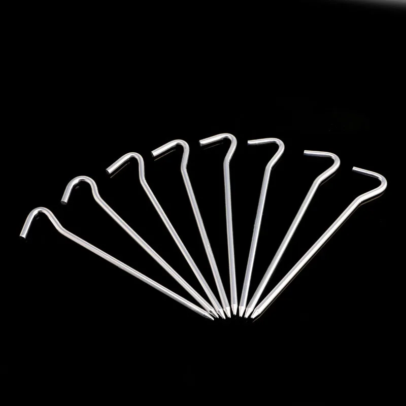 

8/12 pcs Picnic Outdoor Camping Fishing Canopy Tent Pegs Stakes Nails Ground Pin A0KA