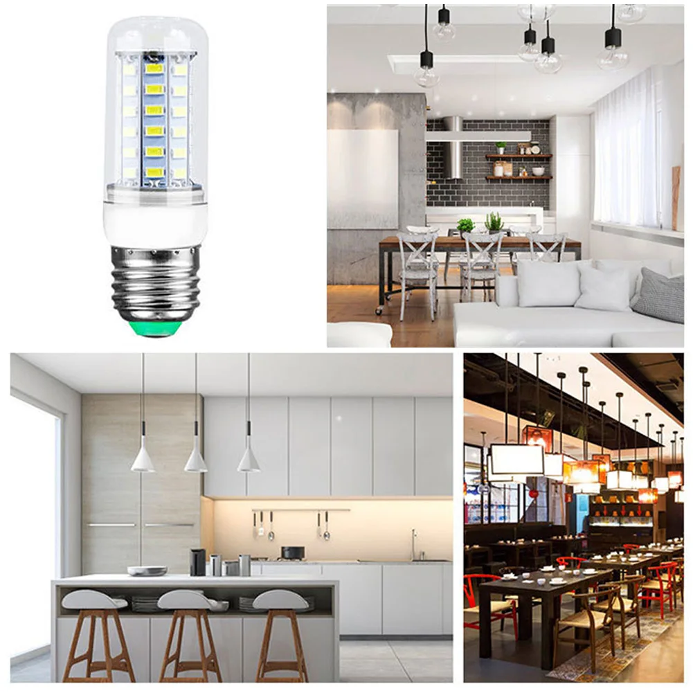 

Lamp Bulb Corn Light Bulb LED Corn Bulb 220V E27 LED Household Lamp Energy-Saving for Factory House Ceiling Chandelier Lighting
